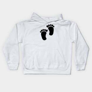 Baby Feet - Pregnant Gift Kids Hoodie